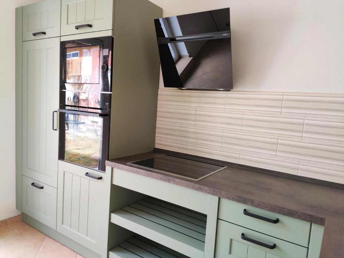 Ferienhaus Blaue Blume Mit 11 Kw Ladestation, Kamin, Terrasse, Eingezaeuntem Garten, Sauna, Wlan, Netflix, 2 Hunde Willkommen! Güntersberge المظهر الخارجي الصورة