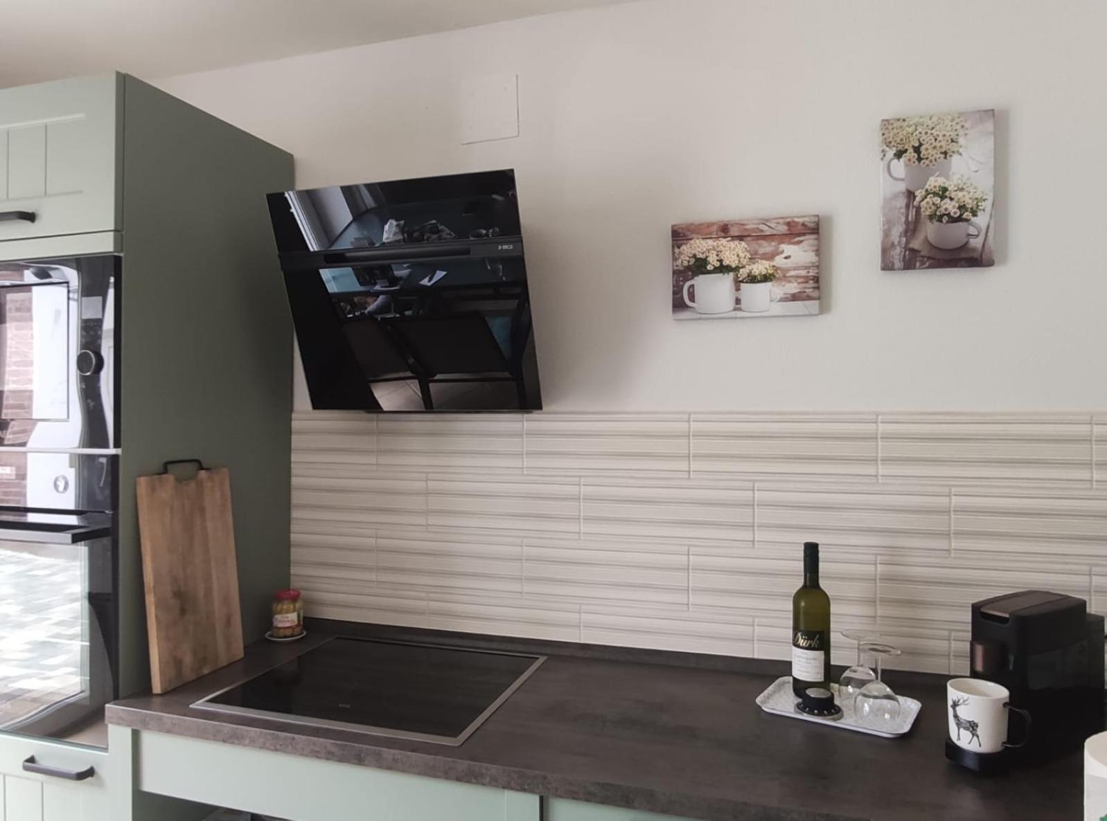 Ferienhaus Blaue Blume Mit 11 Kw Ladestation, Kamin, Terrasse, Eingezaeuntem Garten, Sauna, Wlan, Netflix, 2 Hunde Willkommen! Güntersberge المظهر الخارجي الصورة