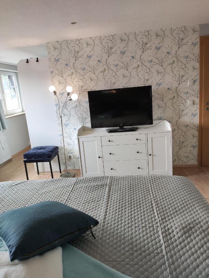 Ferienhaus Blaue Blume Mit 11 Kw Ladestation, Kamin, Terrasse, Eingezaeuntem Garten, Sauna, Wlan, Netflix, 2 Hunde Willkommen! Güntersberge المظهر الخارجي الصورة